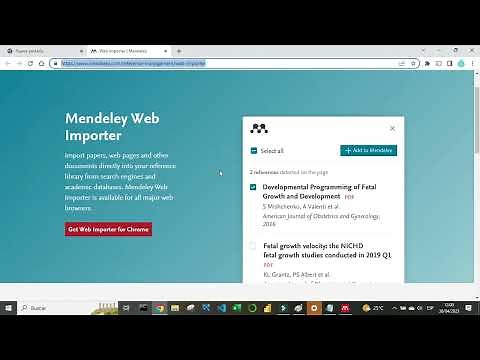 Instalar Mendeley Web Importer | Mendeley Reference Manager | Mendeley Google Chrome extensión