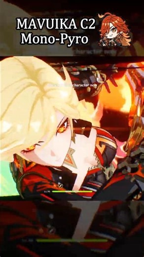 Mavuika Mono Pyro performance left me SPEECHLESS! 😱 #genshinimpact #genshinshorts #hoyocreators