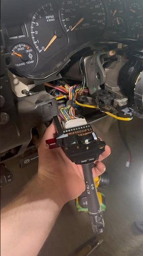 Replacing the multi function switch I broke