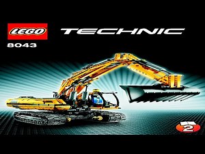 LEGO instructions - Technic - 8043 - Motorized Excavator (Book 2 - Model A)