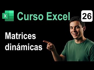 26. Excel Course. Dynamic Matrices.