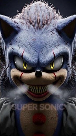 PENNYWISE VERSION OF SONIC CHARACTERS #sonic #scary