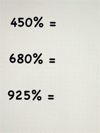 95K views · 432 reactions | Percent to Fractions Shortcut! | Math Tricks Tutorial | Facebook