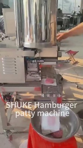 Automatic burger patty forming machine — fully automatic and incredibly smooth! #machine #food