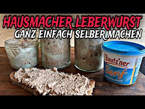 LEBERWURST komplett selber machen / Schritt für Schritt Anleitung