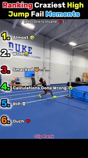 Ranking Craziest High Jump Fail Moments 🤣