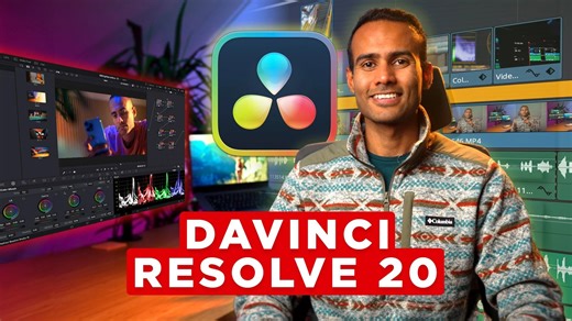 DaVinci Resolve 20大师班完整的视频编辑和颜色分级教程