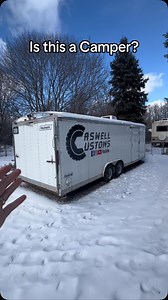 1.8K views · 24 reactions | Cargo Trailer Camper Conversion! | Caswell Customs | Facebook