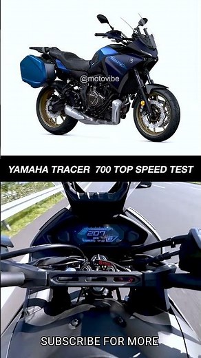 YAMAHA TRACER 700 TOP SPEED TEST 🥵🥵