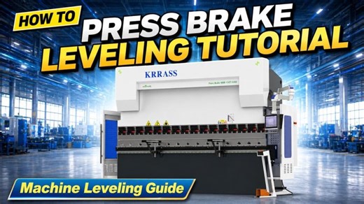 CNC Press Brake Leveling and Calibration Procedure | KRRASS Step-by-Step Tutorial | Nanjing Klaus CNC Machinery Co., Ltd