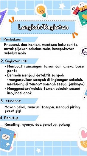 CONTOH RPP PAUD TK KURIKULUM MERDEKA TERBARU 2025 TEMA LINGKUNGANKU