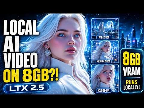 LTX 2.5 Is INSANELY Fast | The Best Local AI Video Model Yet? | LTX 2.5 on an 8GB GPU?!