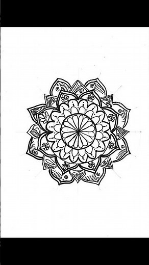 Mandala – how to draw intuitive sacred geometry – [4]