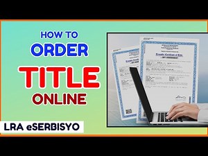 How to Request Certified True Copy of Title Online? | Paano Kumuha ng Titulo ng Lupa Online