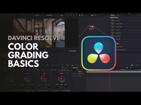 Basic Color Grading in DaVinci Resolve (Beginner Tutorial)