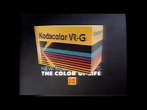 1986 Kodak VR-G Film "We're all part of the color of life" TV Commercial