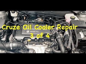 Cruze 1.4 Oil Cooler Repair Step by Step Part 3 of 4