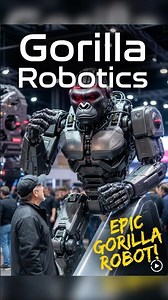 Incredible Robot Gorilla Revealed at Robot Expo | Ultra-Realistic AI Tech | 4K