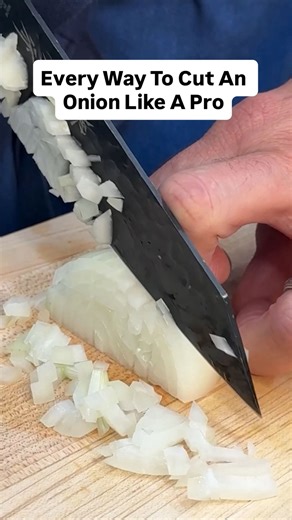 Onions have layers and your cutting technique should too 🧅 Shot by: @catsillars | Delish