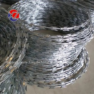 [Hot Item] Galvanized Cross Type Razor Barbed Wire Bto-22