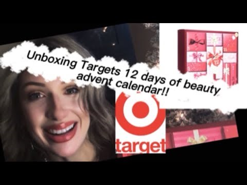 Target beauty advent calendar day unboxing!!