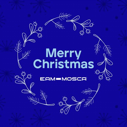 Spreading holiday cheer from the EAM-Mosca team. ☃️ Wishing you a very Merry Christmas! 🎄✨ We will be closed 12/24-12/26. We will see you bright and early on 12/29! | EAM-Mosca Corporation