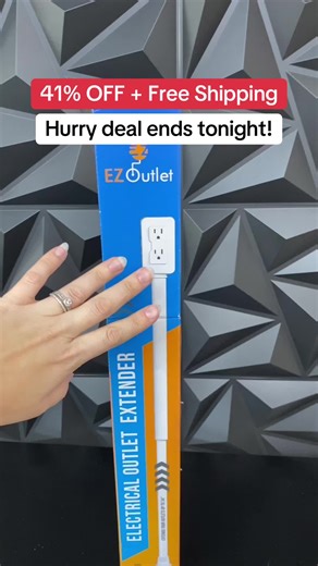 EZ Electrical Outlet Extender #ezoutlet #outletextender #electricaloutletextender #homehacks #TikTokShopCreatorPicks @EZ Outlet USA *Disclaimer: Prices, sales, coupons, discounts are accurate at the time this video is posted and may vary afterwards as the Seller and TikTok may regularly change their limited-time promotions. Check the product page for the most current price. Free shipping, sale prices, and TikTok coupons may vary by account. Whatever items and quantities are in your cart at check
