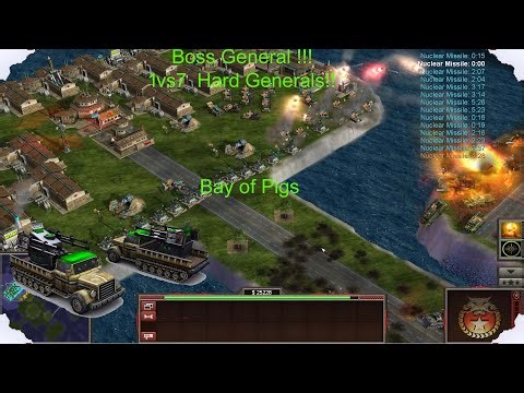 Boss General 1 vs 5 Hard Generals. (Bay of Pigs)