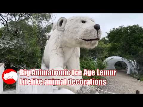 Giant Ice Age #Lemur Model, Manufactured Theme #Animatronics