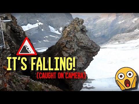MASSIVE ROCKFALL CAUGHT ON CAMERA! | The End of Mutthorn Hut? ⚠️🏔️ SWISS ALPS