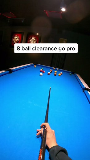 Pool Player's Perspective: 8 Ball Clearance Go Pro
