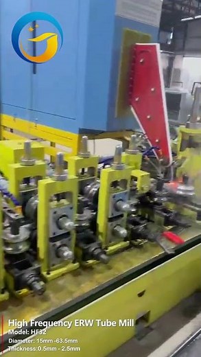 High Frequency Tube Mill | ERW Pipe Production Line #pipemachine #highfrequencywelding