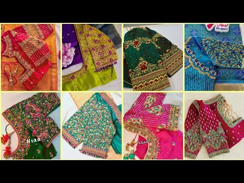 Bridal aari work blouse design|| maggam work blouse design ideas|| trending blouse designs