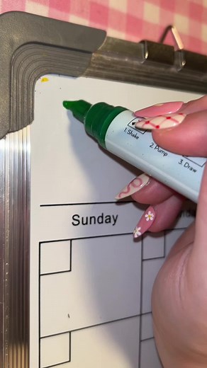 March Whiteboard Calendar ASMR for a Lucky Month!