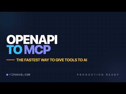 OpenAPI to MCP: The Fastest Way to Give Tools to AI Agents