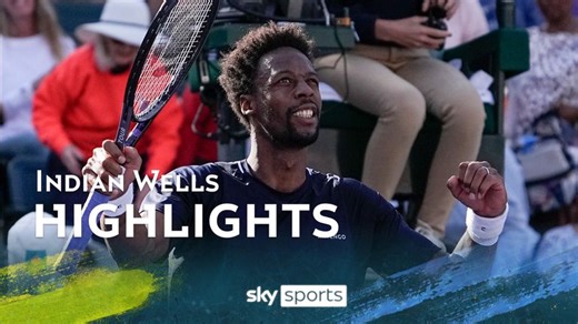 Gael Monfils vs Hubert Hurkacz | Indian Wells highlights