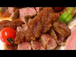 漬け込むだけで柔らかステーキ