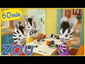 Zou and Grandpa's puppet 🦓 cartoons for kids