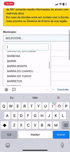 Como Consultar Registro Escolar e Frequência na Escola