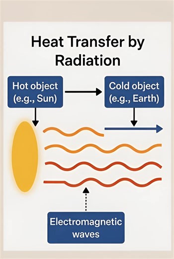Heat transfer by radiation needs no material medium. Sate the method used in food flask to reduce heat transfer by radiation. Hit like if you're loving the science content! 👉 Follow for more, and share with your squad to spread the knowledge! 🔥 #HeatTransfer #Thermodynamics #Conduction #Convection #Radiation #Science #Physics #ThermalEngineering | Mtishtech international