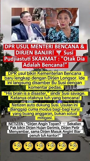 Susi Pudjiastuti skakmat DPR 🤔‼️#shorts #fyp#viralvideo