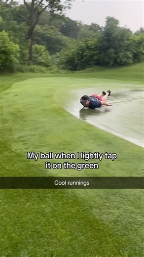 Just a couple drops, can probably play through it ‪@ForePlayGolf‬