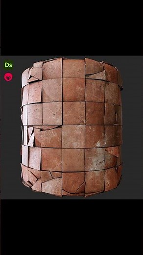 Broken Floor Tile PBR Material | Substance 3D Designer SBS & SBSAR | Game Ready Texture #substance3d