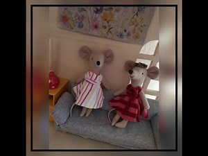 Mäusekleid basteln ohne nähen / CreativeMouseHouse