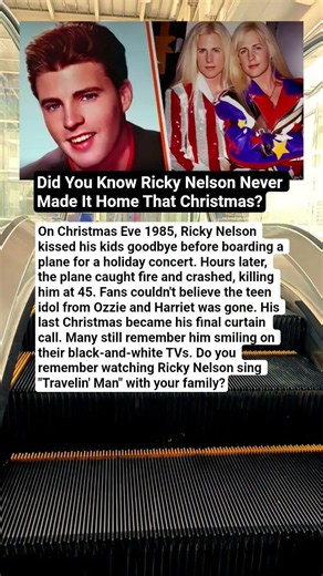 Ricky Nelson Never Made It Home for Christmas — The Tragic Christmas Eve Flight That Shocked America