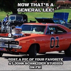 We have 10 General Lee' coming to my birthday so far. Post a picture of your favorite general on my Studio Facebook page! I want to see it! Www.Johnschneiderstudios.Com | John Schneider
