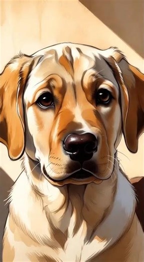 Labrador Retriever Puppy Understands You