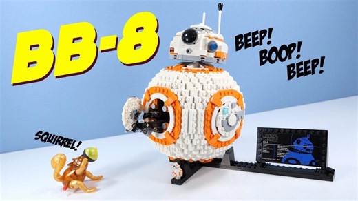 Lego Star Wars The Last Jedi Bb-8 Construction Set Speed Build Review 75187
