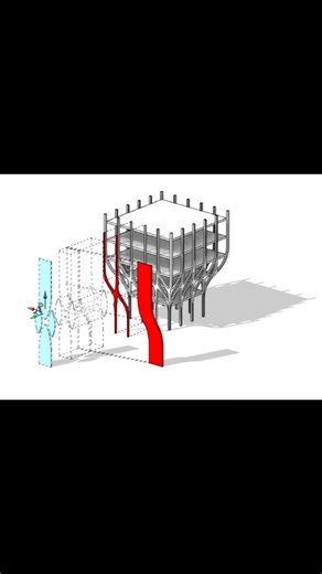 REVIT Bionic Design | ZHA Style with Vanilla REVIT Tools #revit