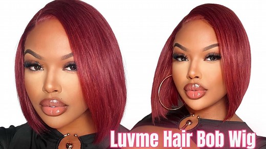 Get This Look I Tried A Bold Burgundy T Part Wig Full Install And Review